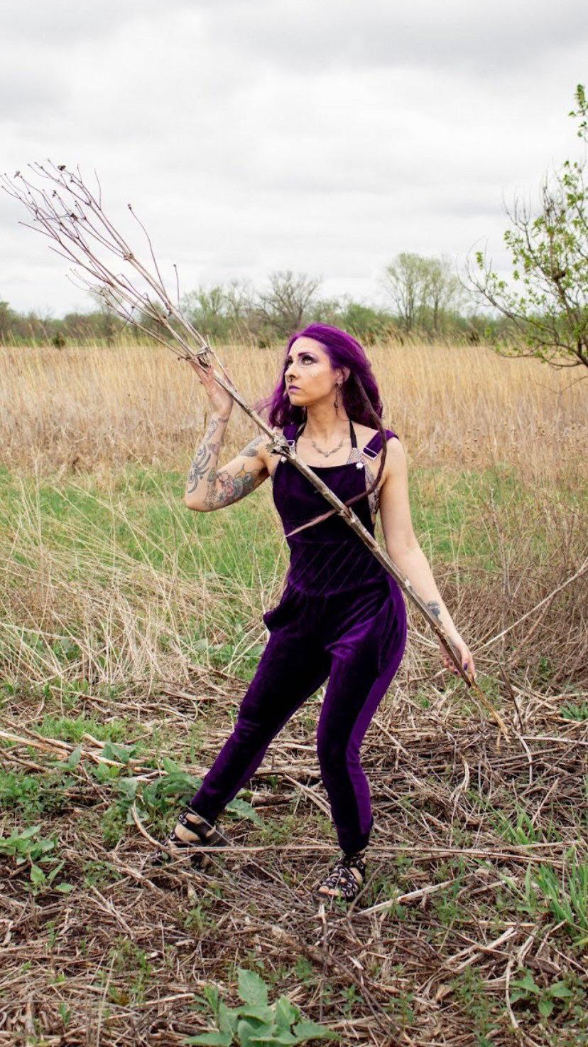 Bamboo Velour Jogger Overalls