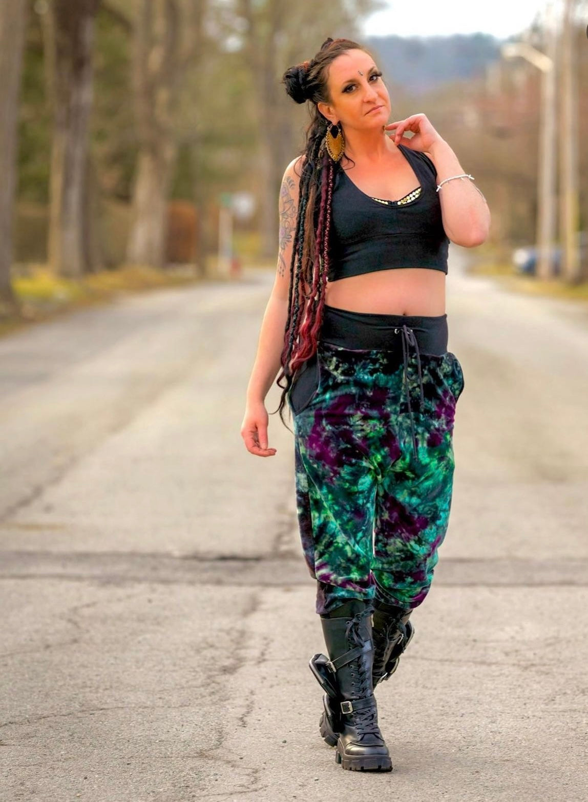 Dark Diamond ๐ Organic Velour Joggers