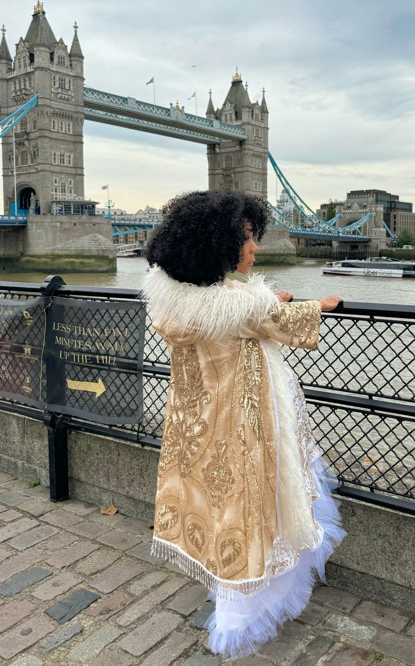 Sequins Fur Jacket
