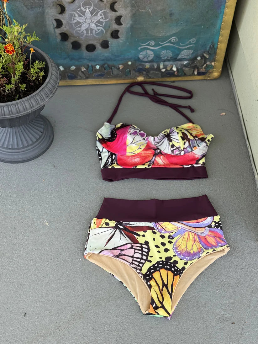 2 Piece Butterfly Swim Suit