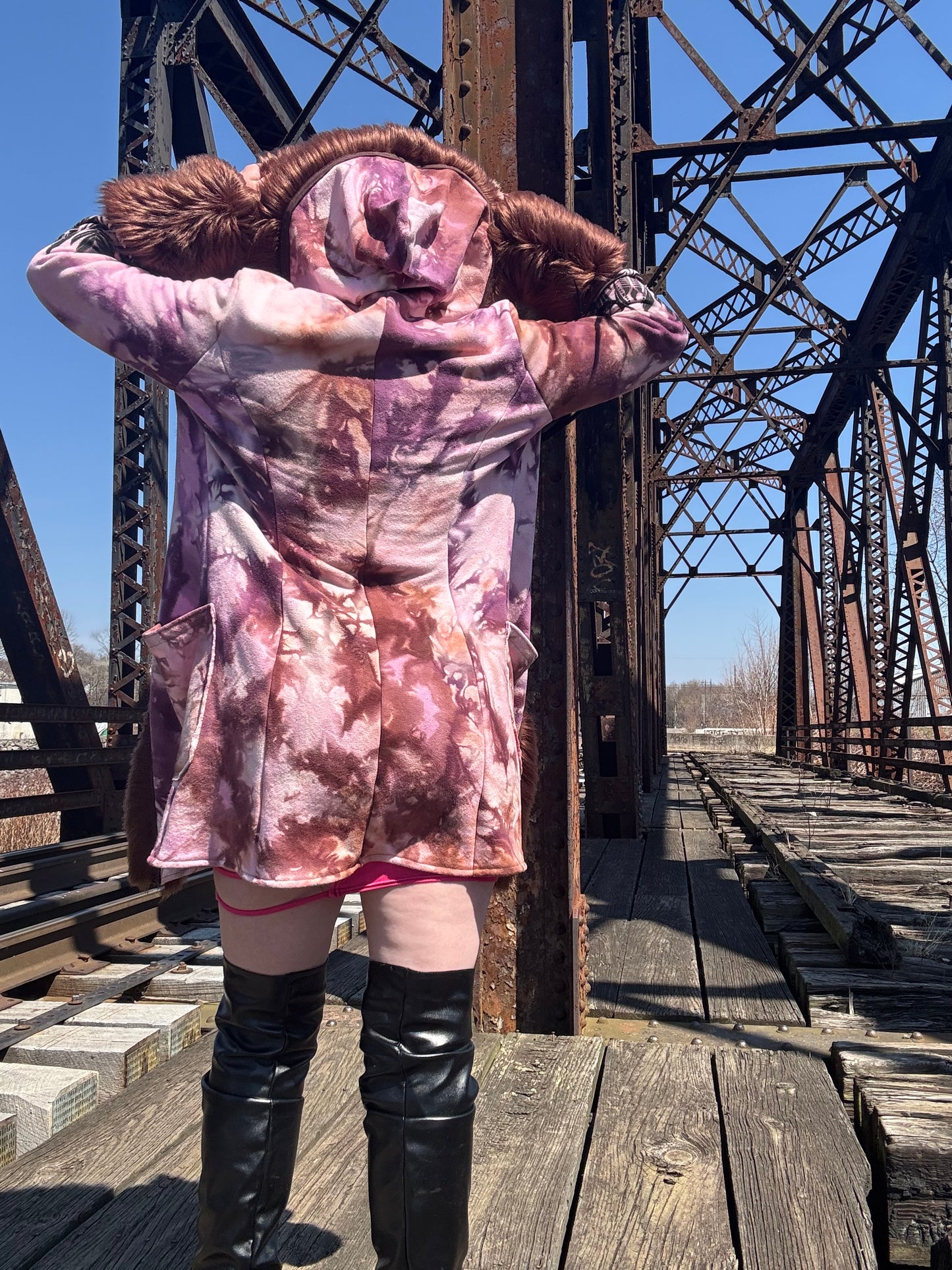 M/L Royal Princess Organic Faux Fur Coat