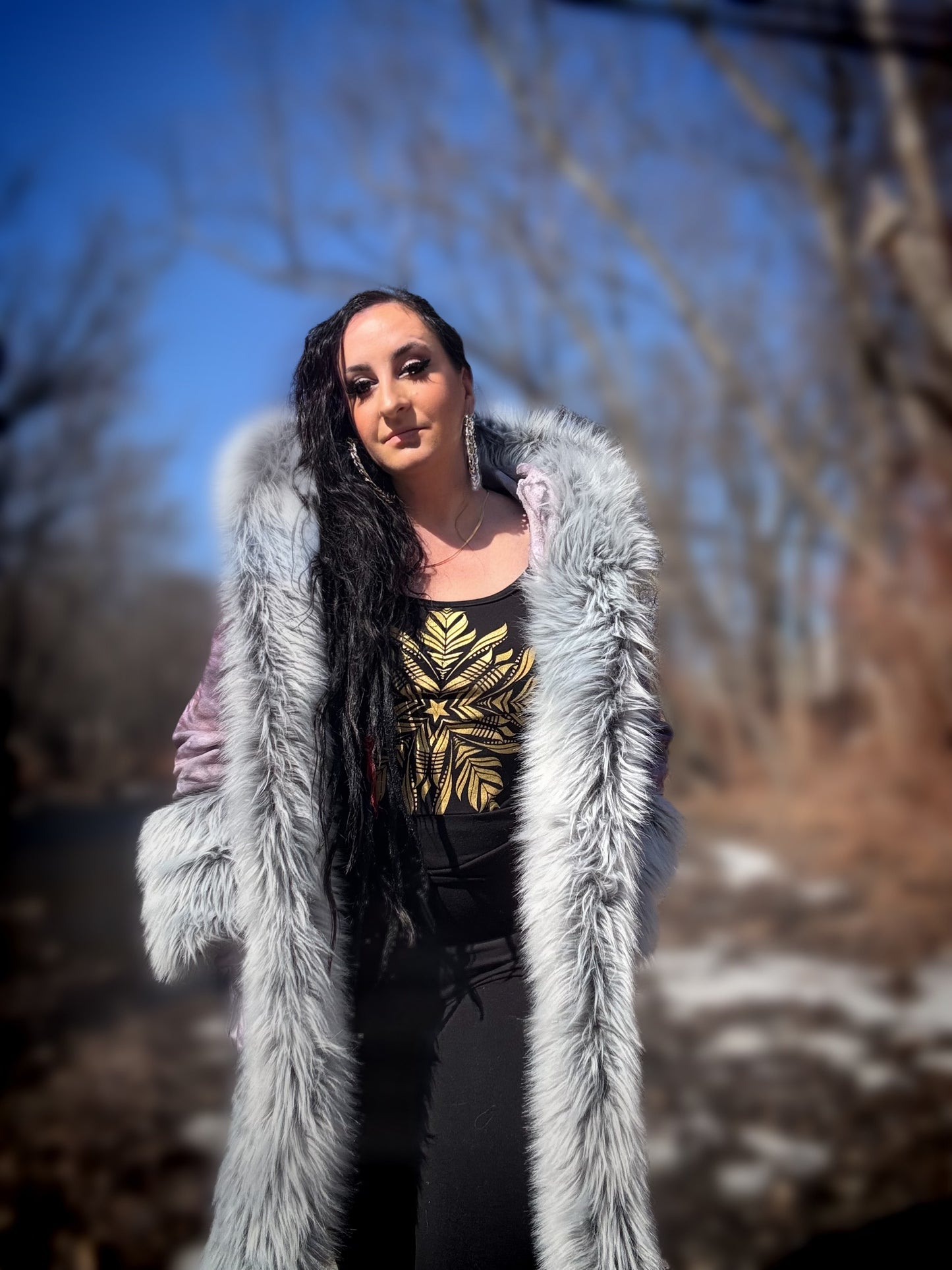 Royal Princess Faux Fur Jacket