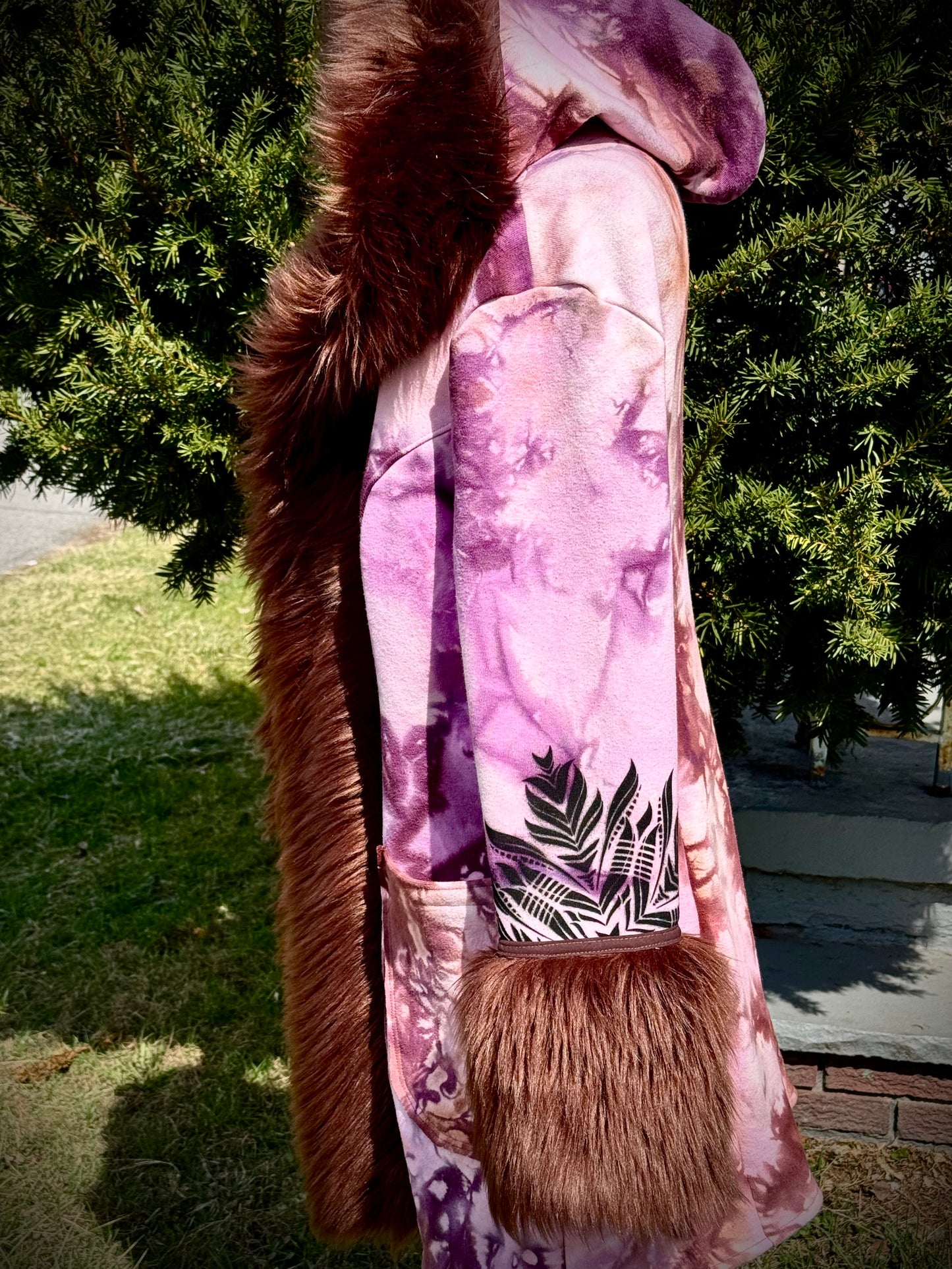 M/L Royal Princess Organic Faux Fur Coat