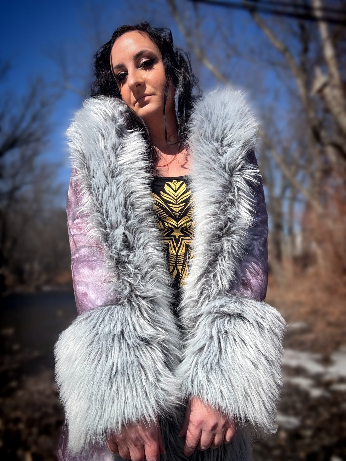 Royal Princess Faux Fur Jacket