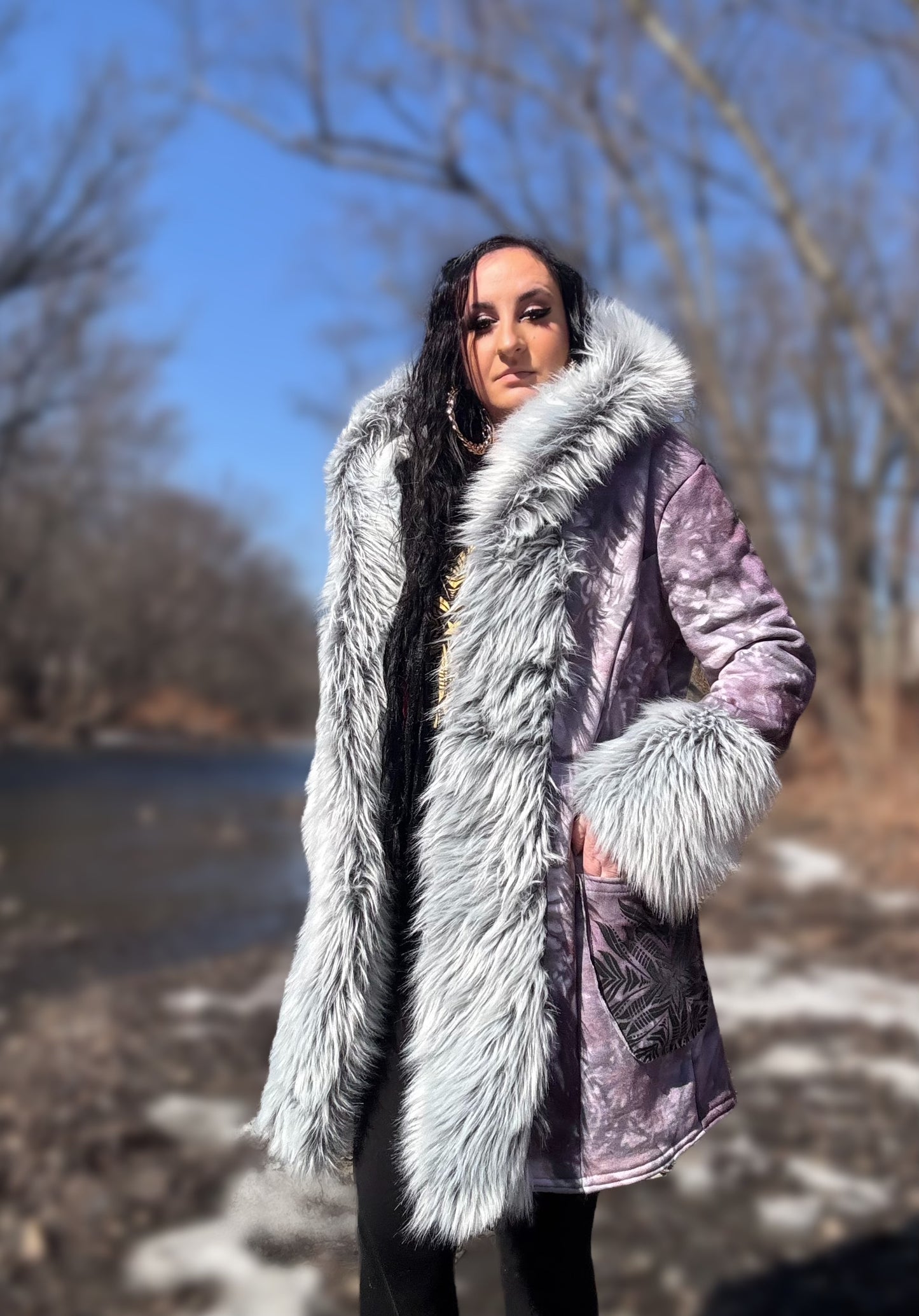 Royal Princess Faux Fur Jacket