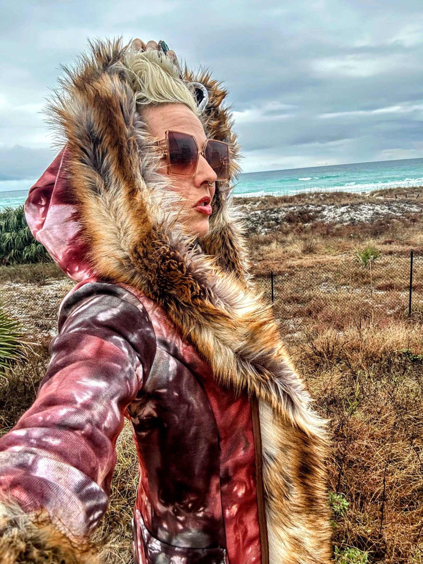 Royal Princess Faux Fur Jacket