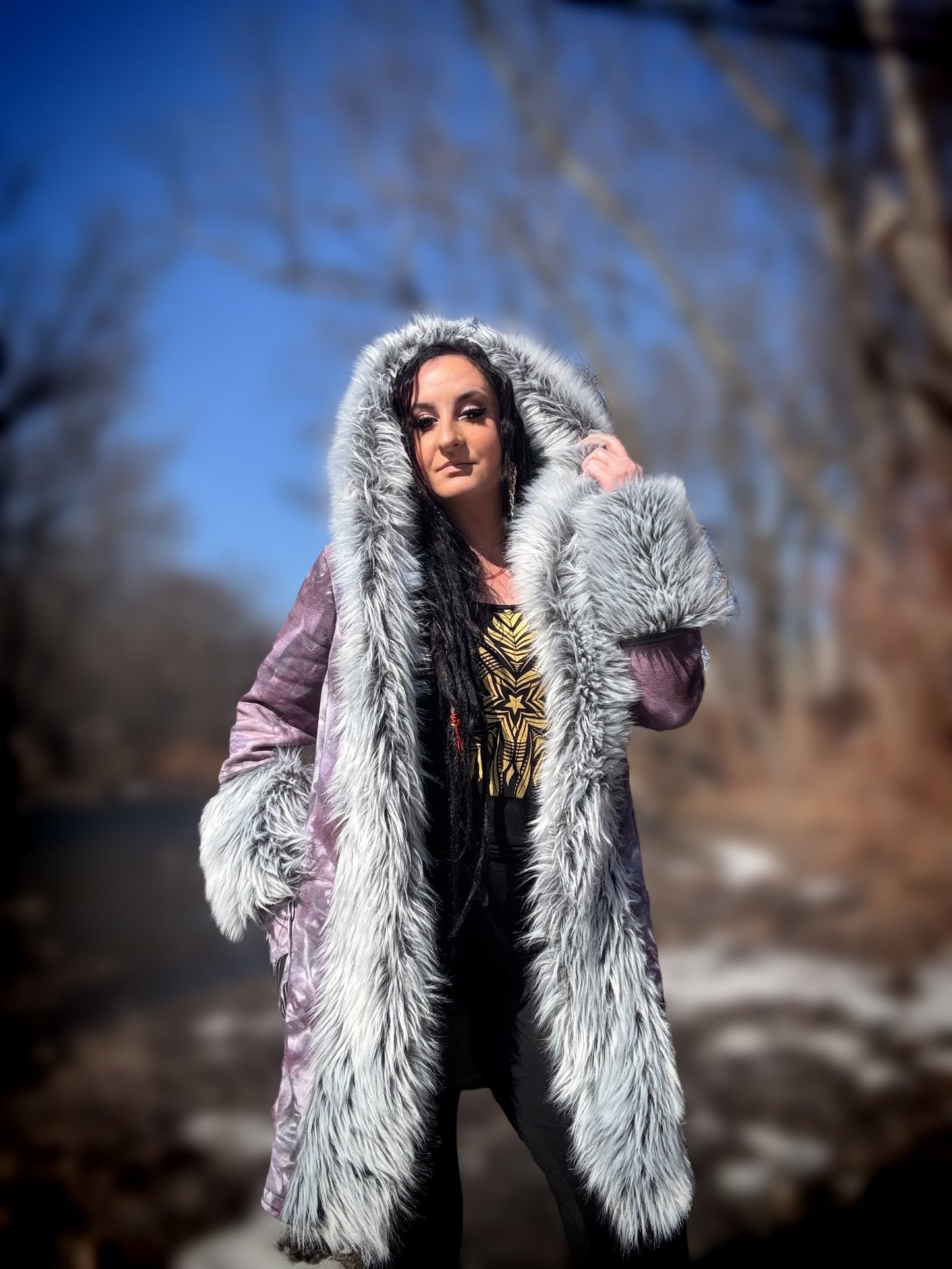 Royal Princess Faux Fur Jacket