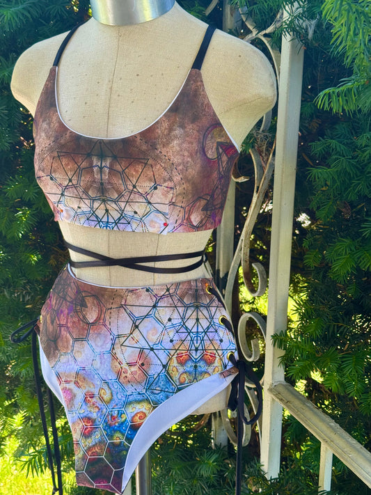 S/M Honeycomb Criss Cross Bottoms