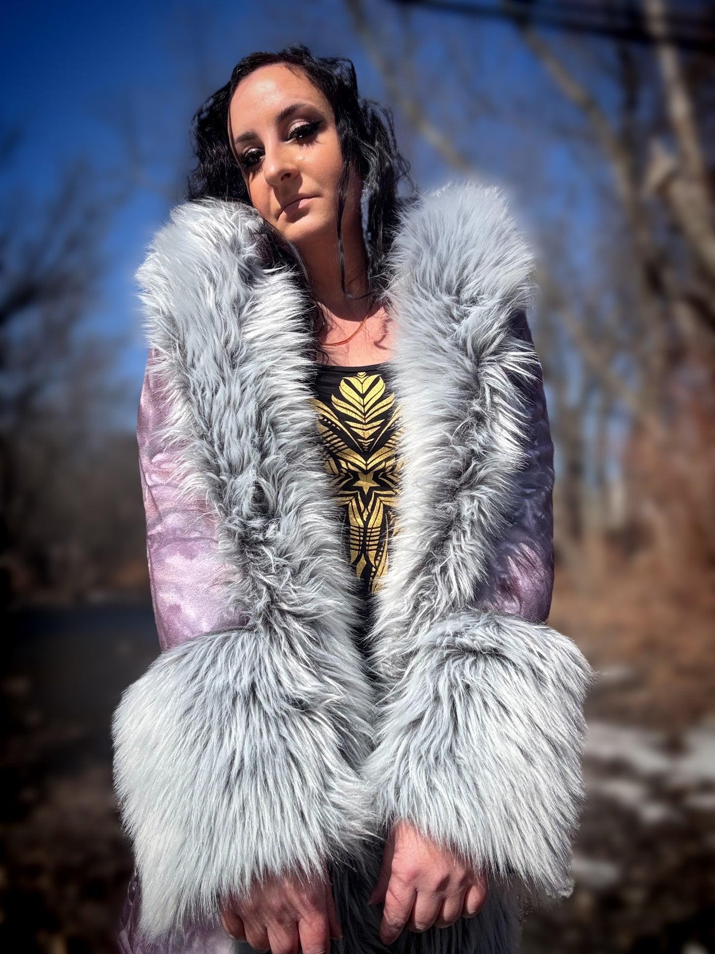 Royal Princess Faux Fur Jacket