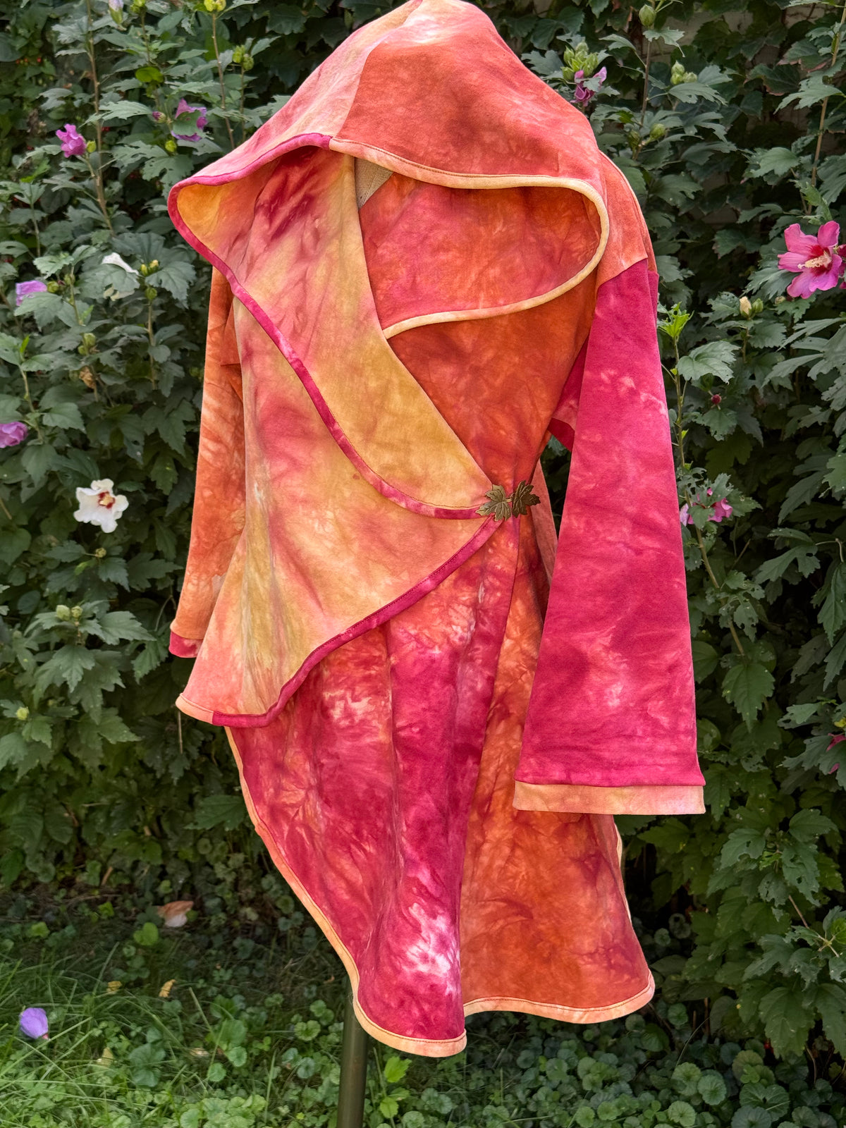 Hooded Asymmetrical Cardigan