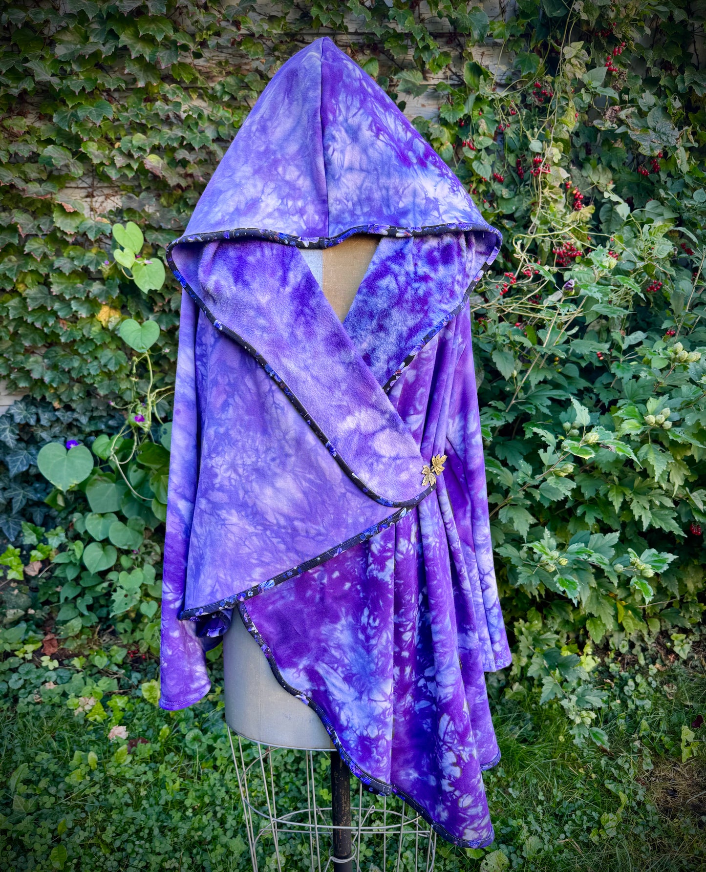 Hooded Asymmetrical Cardigan