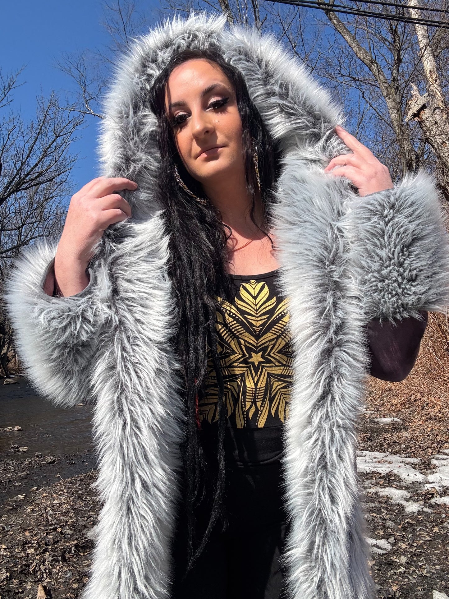 Royal Princess Faux Fur Jacket