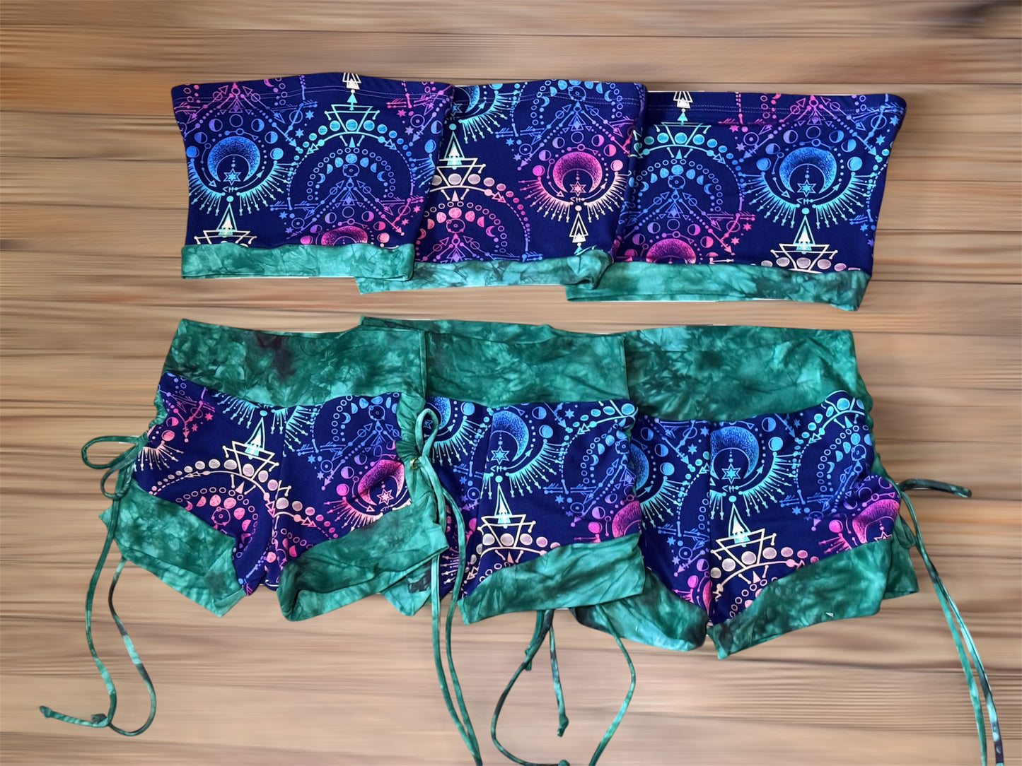 Ready to Ship S~Large Athena Cinch short sets