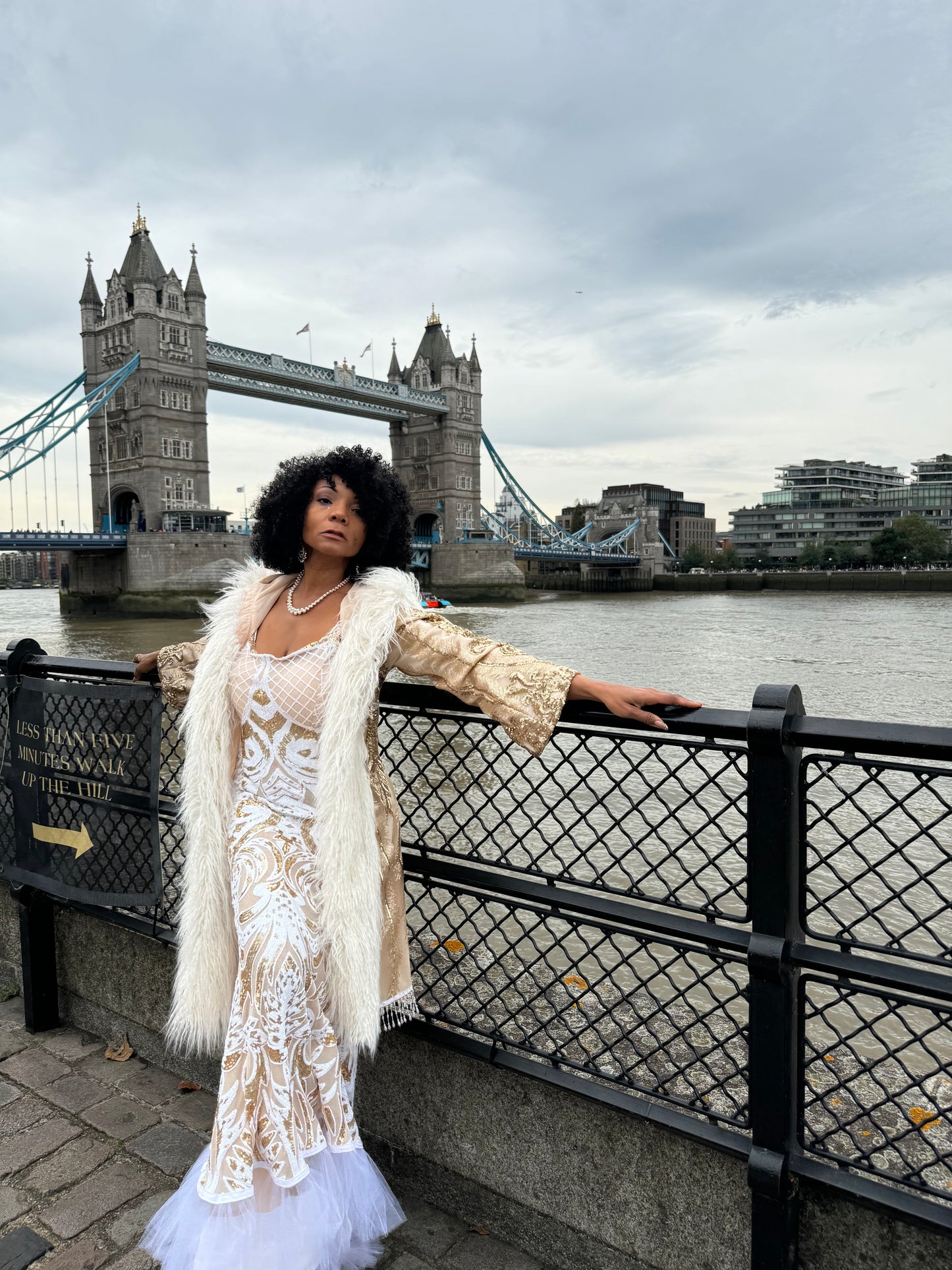 Sequins Fur Jacket