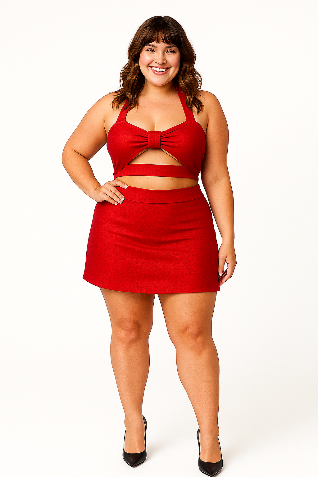 Hot Knot Two Piece Swim Suit